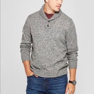 Shawl pullover sweater